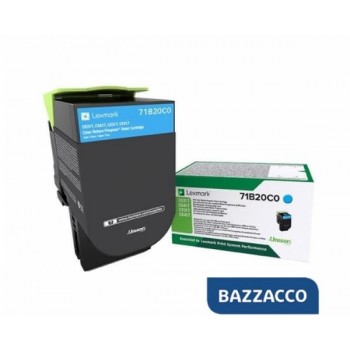 LEXMARK TONER CIANO PER...