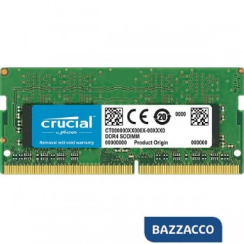 CRUCIAL RAM SODIMM 4GB DDR4...
