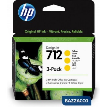 HP CART INK GIALLO 712, 3 PACK