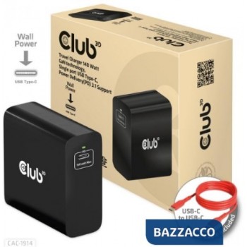CLUB3D TRAVEL CHARGER 140...