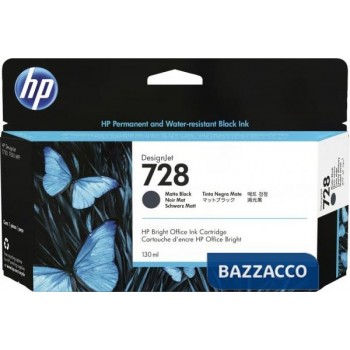 HP CART INK 728 NERO OPACO