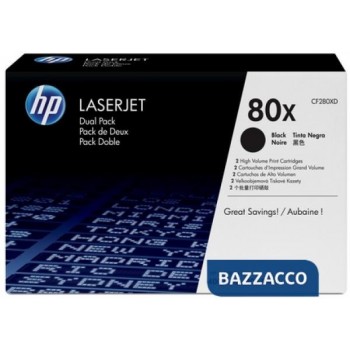 HP TONER NERO 80X CONF. 2...