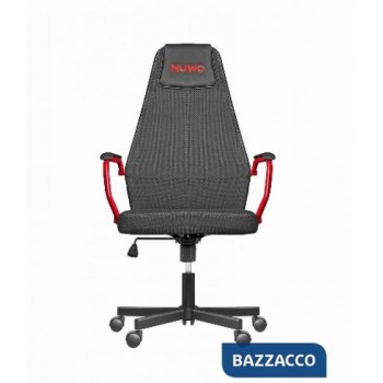 NUWO SEDIA GRID, ROSSO E NERO