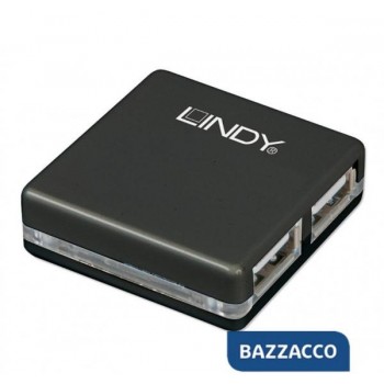 LINDY MINI HUB USB 2.0 4 PORTE