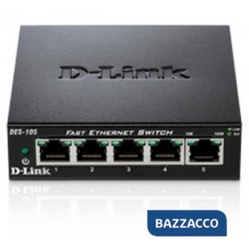 D-LINK SWITCH 5 PORTE...
