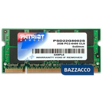 PATRIOT RAM SODIMM 2GB DDR2...